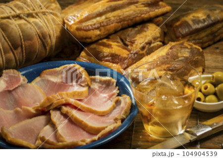 手作りハムとベーコン 手作りハムとベーコン 104904539