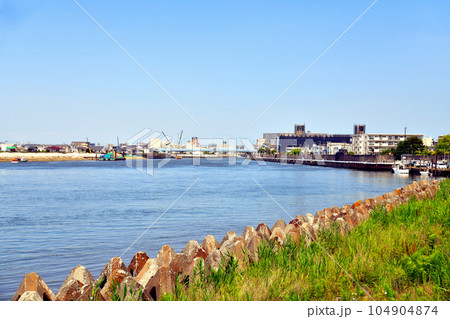 江戸川第一橋りょう／旧江戸川方面を下流側より望む(千葉県浦安市)【2023.6】 104904874
