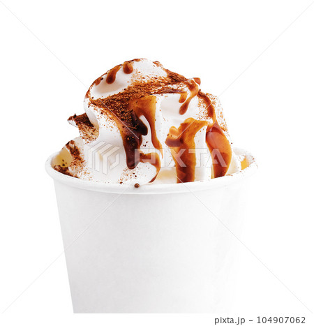 Delicious Cup of Mocha with whipped cream Delicious Cup of Mocha with whipped cream 104907062