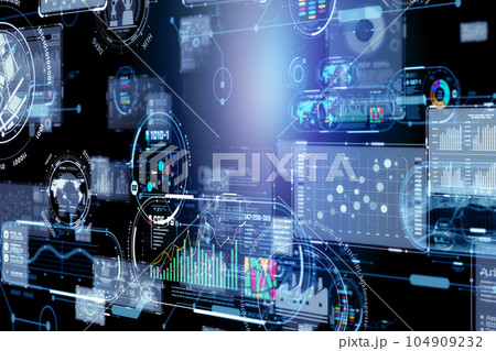 産業系　工業系　グラフィックデザイン 104909232