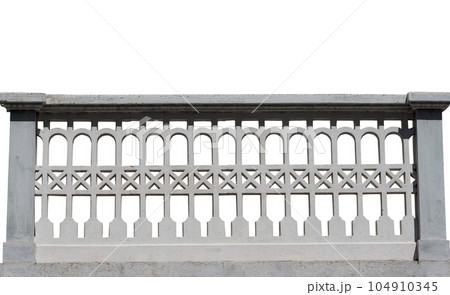 railing isolated railing isolated 104910345