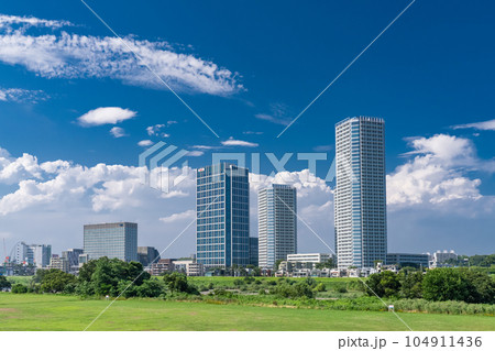 《東京都》二子玉川の街並み・タワーマンションの風景 《東京都》二子玉川の街並み・タワーマンションの風景 104911436
