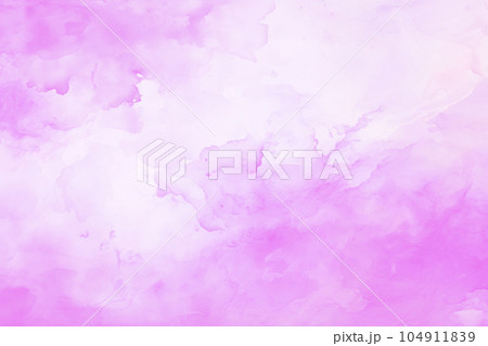 紫色のパステル調の手描き水彩画の背景素材（AI生成画像） 104911839