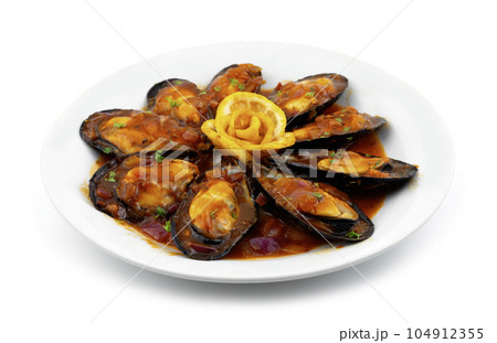 Mussels Marinara Italian Food 104912355