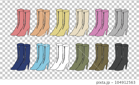 靴子插圖集 104912563