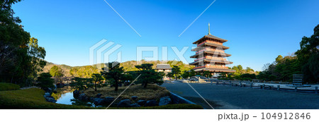 五重塔と境内風景 蓮華院誕生寺奥之院(れんげいんたんじょうじ)(玉名市) 五重塔と境内風景 蓮華院誕生寺奥之院(れんげいんたんじょうじ)(玉名市) 104912846
