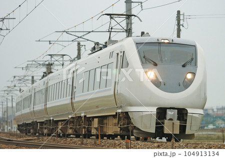 北陸本線 美川ー加賀笠間 JR西日本 683系 S01編成(金沢) しらさぎ 北陸本線 美川ー加賀笠間 JR西日本 683系 S01編成(金沢) しらさぎ 104913134