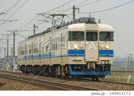 北陸本線 加賀笠間ー美川 413系 JR西日本 B10編成(金沢) 北陸本線 加賀笠間ー美川 413系 JR西日本 B10編成(金沢) 104913173