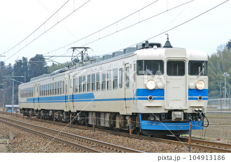 北陸本線　津幡ー倶利伽羅　475系　JR西日本　A21編成（金沢） 104913186