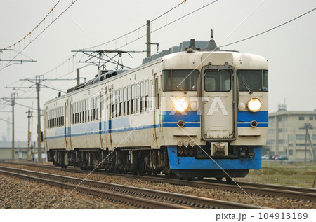 北陸本線　加賀笠間ー美川　475系　JR西日本　A11編成（金沢） 104913189