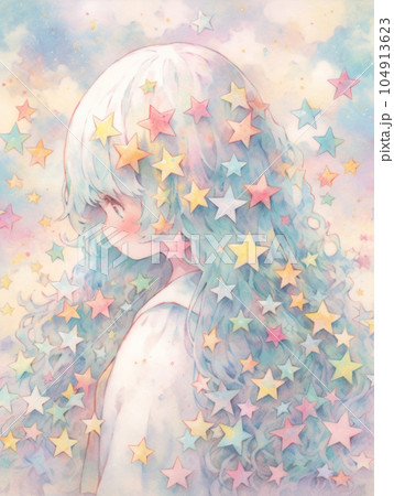 キラキラ星降る女の子 104913623