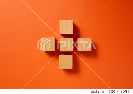 Wooden cubes mock up on abstract background for business concept, Business process, Copy space, Wooden blocks with copy space for text or symbols, Background with copy space Wooden cubes mock up on abstract background for business concept, Business process, Copy space, Wooden blocks with copy space for text or symbols, Background with copy space 104915091