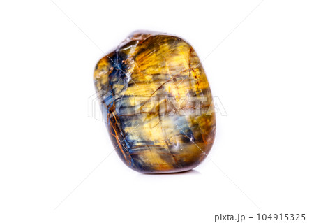 Macro mineral stone Petersit PAR on white background Macro mineral stone Petersit PAR on white background 104915325