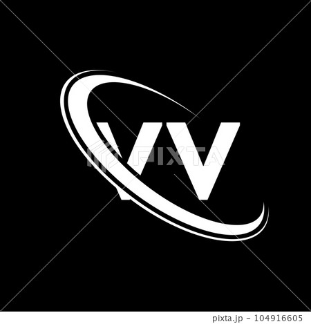 VV logo. V V design. White VV letter. VV/V V...のイラスト素材 [104916605] - PIXTA