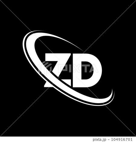 ZD logo. Z D design. White ZD letter. ZD/Z D letter logo design. Initial letter ZD linked circle uppercase monogram logo. ZD logo. Z D design. White ZD letter. ZD/Z D letter logo design. Initial letter ZD linked circle uppercase monogram logo. 104916701