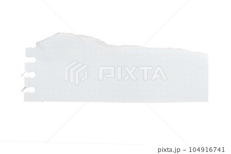 close up of a white ripped piece of paper with copyspace. torn paper isolated on white background with clipping path close up of a white ripped piece of paper with copyspace. torn paper isolated on white background with clipping path 104916741