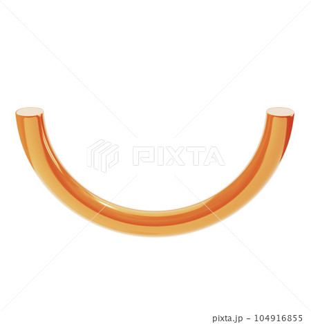 3d dimensional abstract shape semiring geometric gold metal. Realistic glossy golden luxury template decorative design illustration. Minimalist bright semi ring mockup isolated with clipping path 3d dimensional abstract shape semiring geometric gold metal. Realistic glossy golden luxury template decorative design illustration. Minimalist bright semi ring mockup isolated with clipping path 104916855