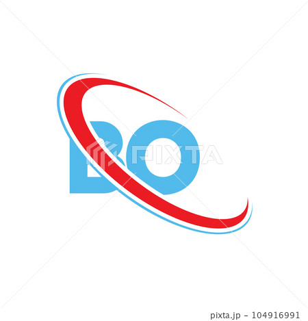 BO B O letter logo design. Initial letter BO linked circle upercase monogram logo red and blue. BO logo, B O design BO B O letter logo design. Initial letter BO linked circle upercase monogram logo red and blue. BO logo, B O design 104916991