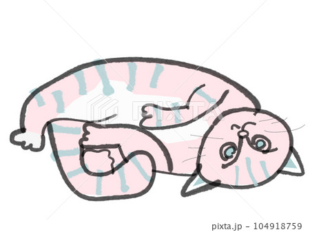 ごろごろしてる猫 104918759