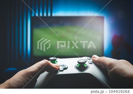Video game controller, gaming concept 104919268