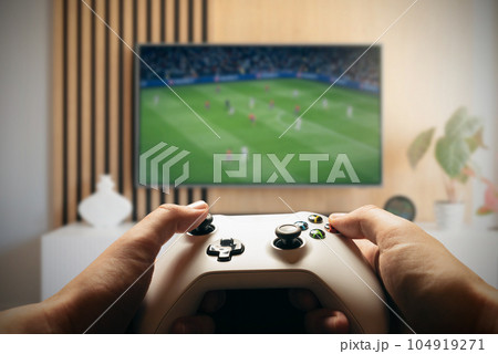 Video game controller, gaming concept 104919271