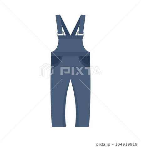 Work trousers icon. Flat illustration of work trousers vector icon for web isolated on white Work trousers icon. Flat illustration of work trousers vector icon for web isolated on white 104919919