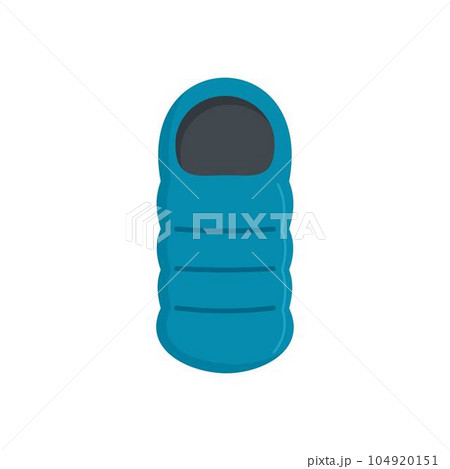 Sleeping bag icon. Flat illustration of sleeping bag vector icon for web isolated on white 104920151