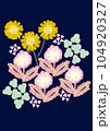 北欧風の花畑　壁紙 104920327
