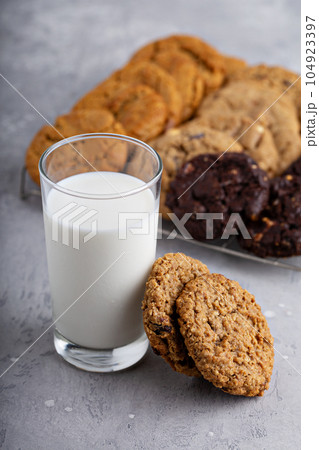 Box of assorted cookies 104923397