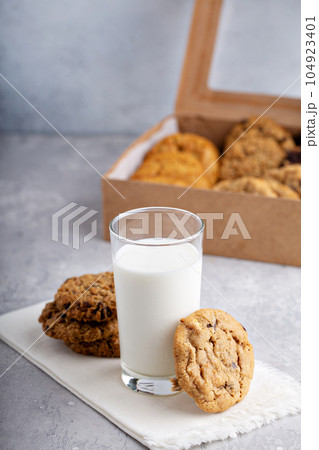 Box of assorted cookies 104923401