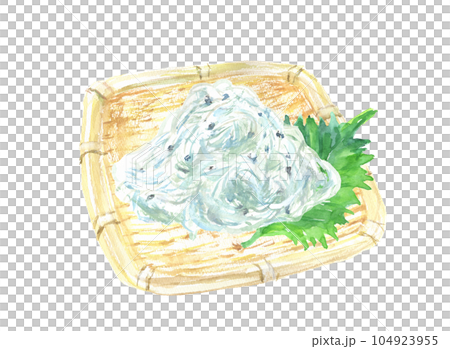 水彩で描いたシラスのイラスト 水彩で描いたシラスのイラスト 104923955