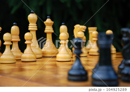 Chess game-opening - first move with a white pawn Chess game-opening - first move with a white pawn 104925289