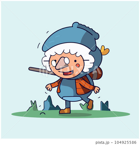 old white woman cartoon