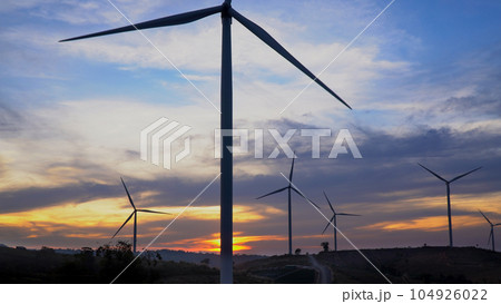 Wind power plant in Thailand. Wind power plant in Thailand. 104926022