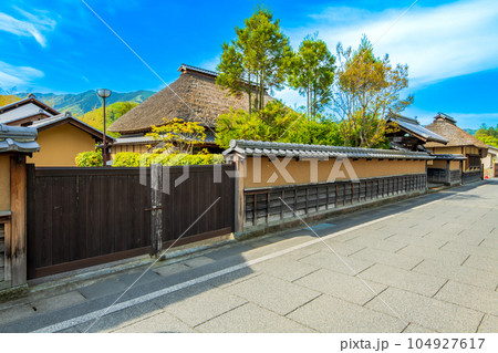 長野県　松代町の町並み 104927617