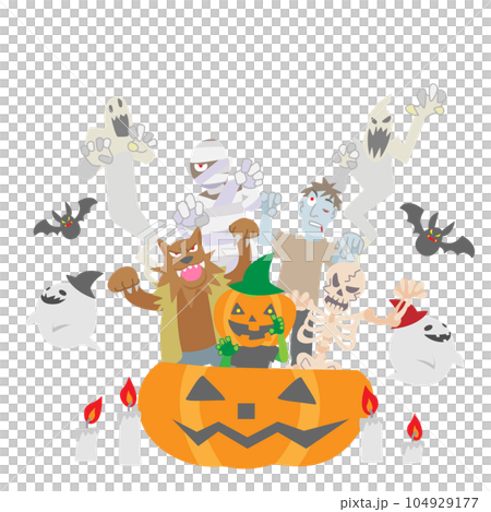 萬聖節鬼魂的插圖 104929177