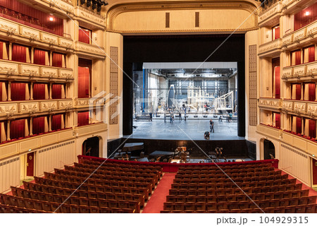 Interior of the Vienna State Opera house in Viena Austria 104929315