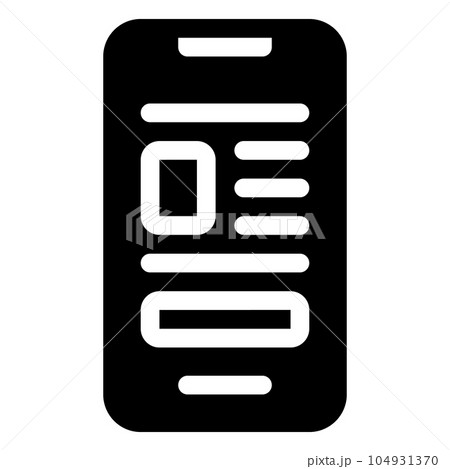 Mobile Icon. Digital marketing concept. Outline icon 104931370