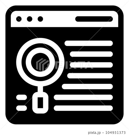 Search Icon. Digital marketing concept. Outline icon 104931373