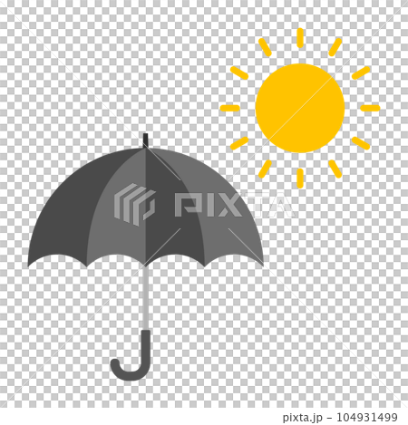 parasol and sun parasol and sun 104931499