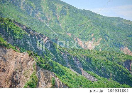 白山の甚之助避難小屋から見える風景 白山の甚之助避難小屋から見える風景 104931805