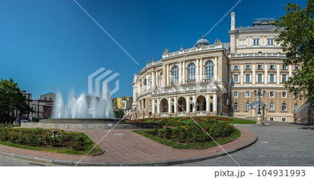 the Opera and Ballet Theater in Odessa, Ukraine 104931993