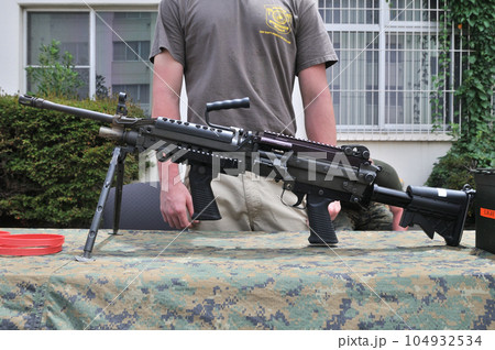 M249軽機関銃 104932534