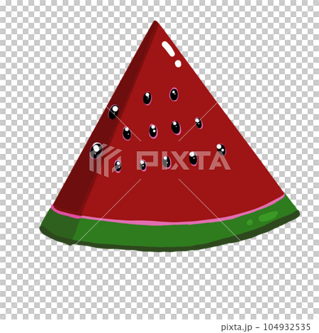 Watermelon isolated on a white background  104932535