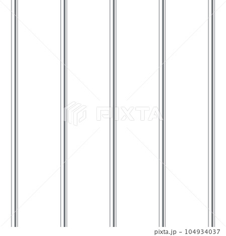 Realistic shiny metal prison bars isolated on white background. Detailed jail cage, prison iron fence. Criminal background mockup. Vector illustration Realistic shiny metal prison bars isolated on white background. Detailed jail cage, prison iron fence. Criminal background mockup. Vector illustration 104934037