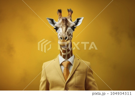 キリンのビジネスマン「AI生成画像」 104934311