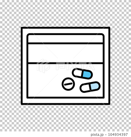 Medicine single package oral medicine tablet 2 colors 104934397