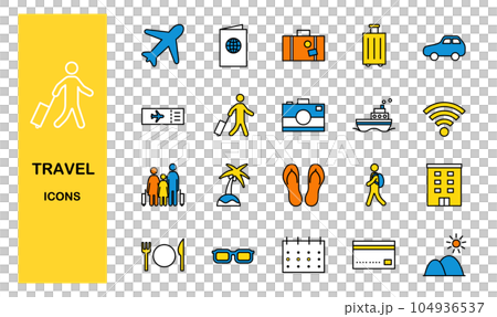 travel icon set travel icon set 104936537