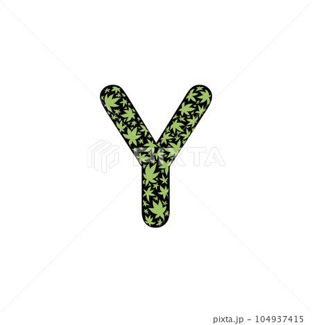 Flower Alphabet of the English language - letter - Flower Alphabet of the English language - letter - 104937415