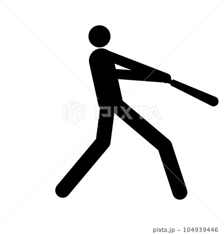 baseball player icon vektor 104939446